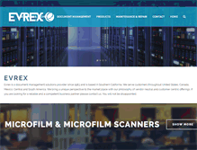 Tablet Screenshot of evrex.com